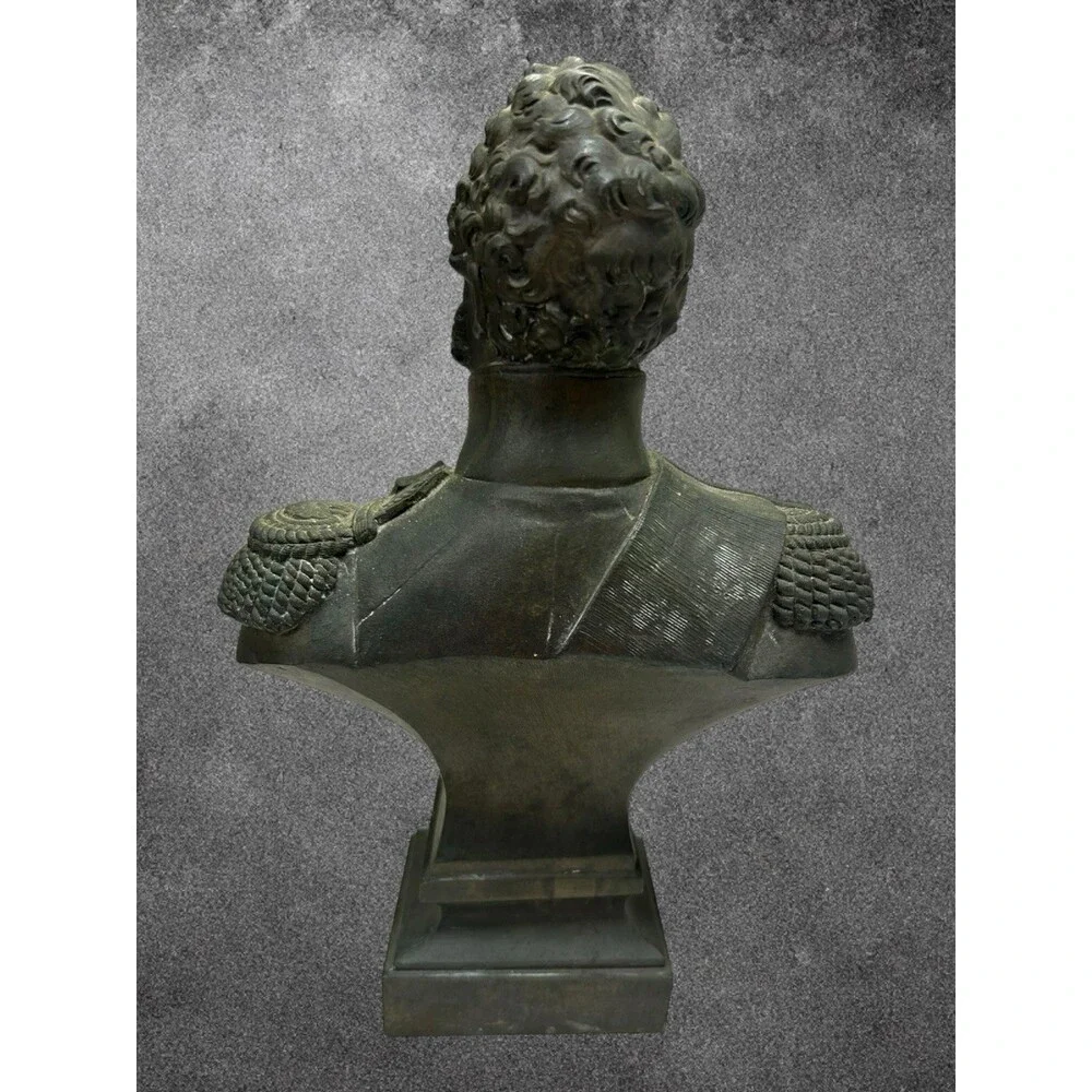 Paul Joseph Raymond Gayrard Brass Statue Signed 1844 5 X 8 Inches